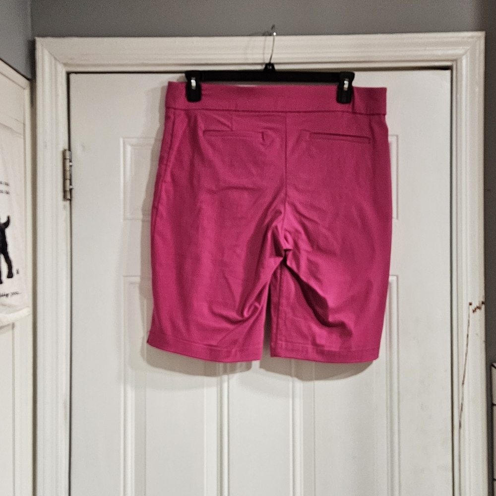 Kim Rogers Vibrant Pink Women's Bermudas - Picture 2 of 4